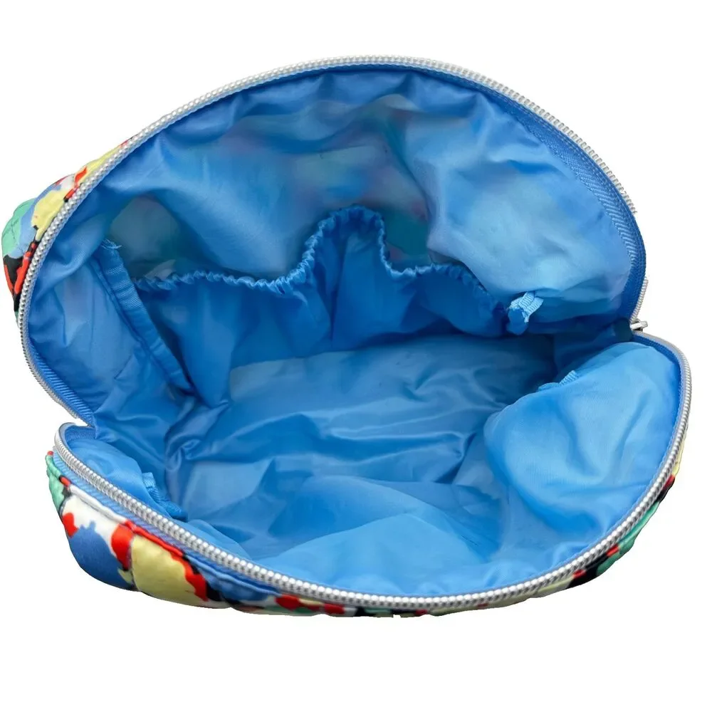 Elemis x Rixo Cosmetic Makeup Bag Quilted Floral Travel Pouch Organizer NWT Gift